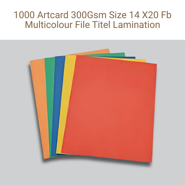 Picture of Art Card File – 300 GSM – 14×20 in – Front & Back Multicolor – Lamination – Qty 1000
