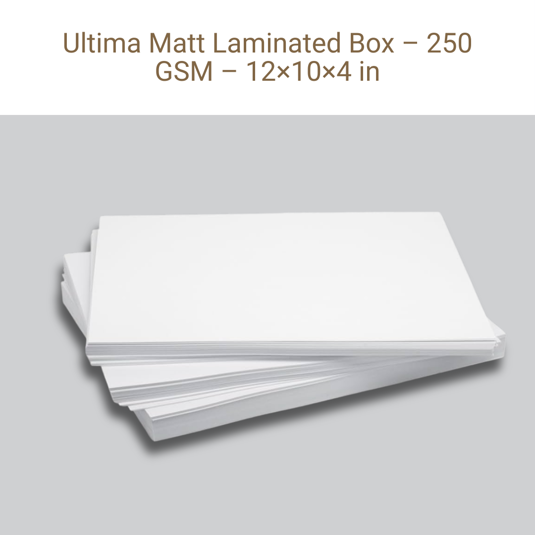 Picture of Ultima Matt Laminated Box – 250 GSM – 12×10×4 in