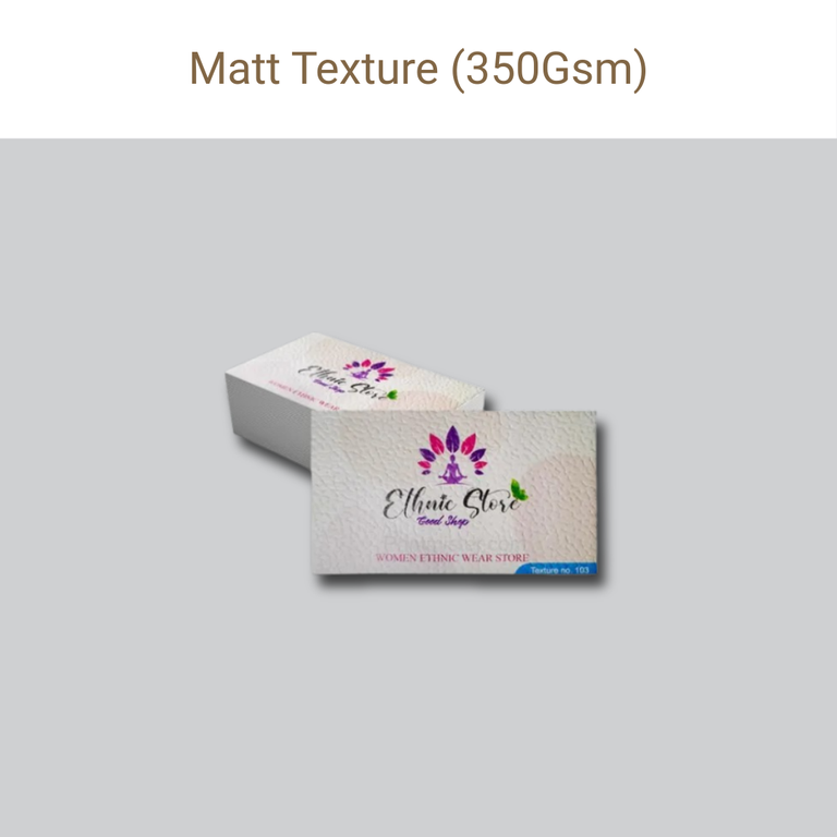 Picture of Matt Texture Card – 350 GSM
