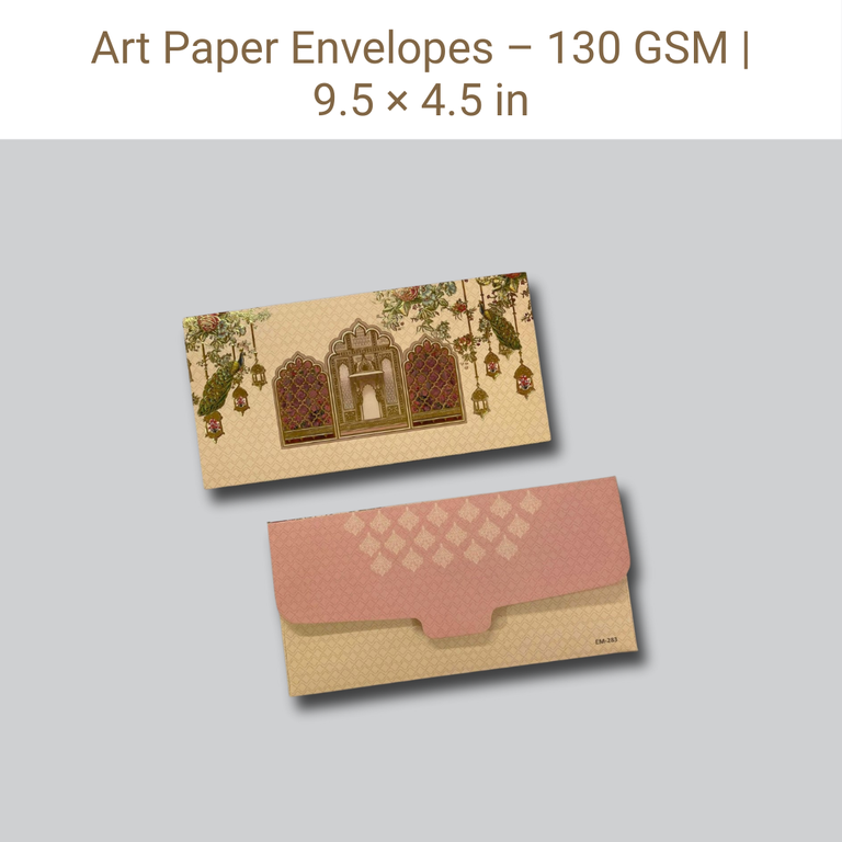 Picture of Art Paper Cover – 130 GSM – 9.5×4.5 in