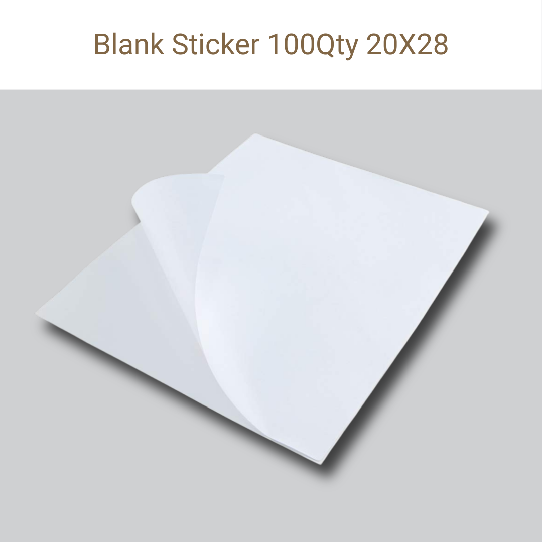 Picture of Blank Sticker – 20×28 in – Qty 100