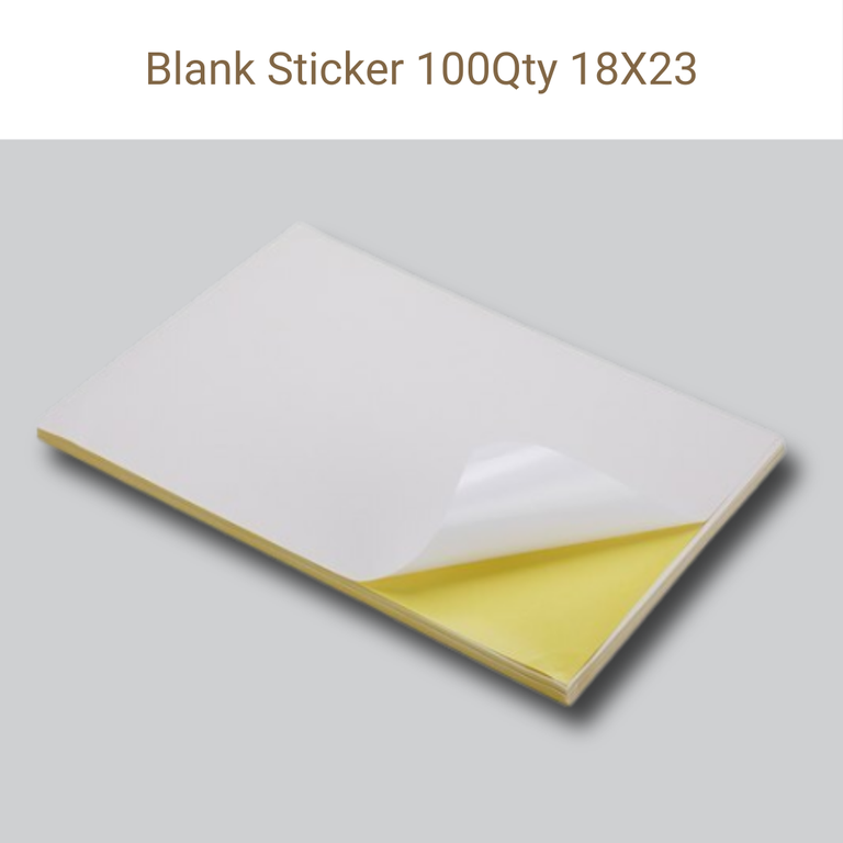 Picture of Blank Sticker – 18×23 in – Qty 100