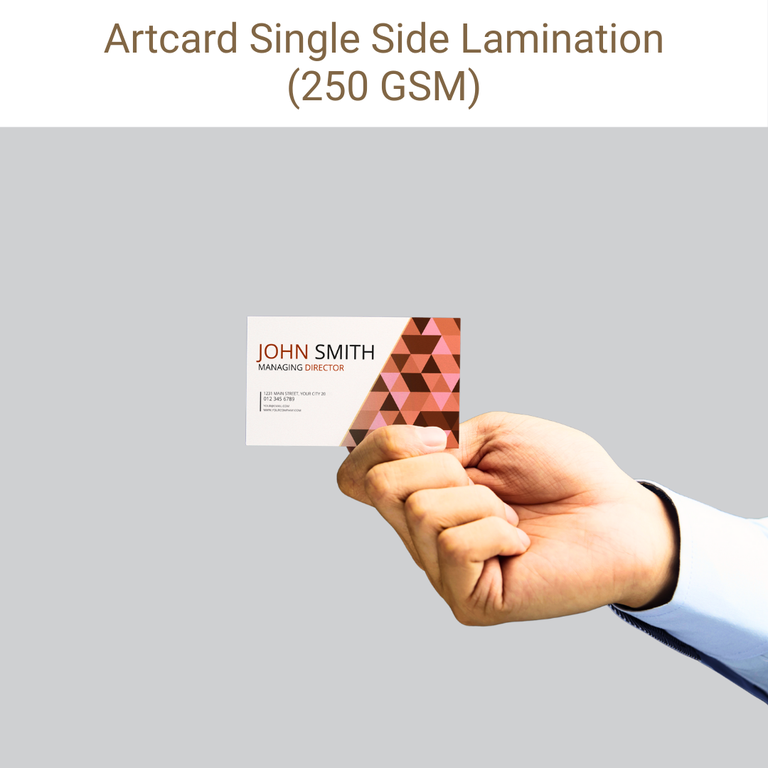 Picture of Art Card – 250 GSM – Single Side – Lamination(Size)