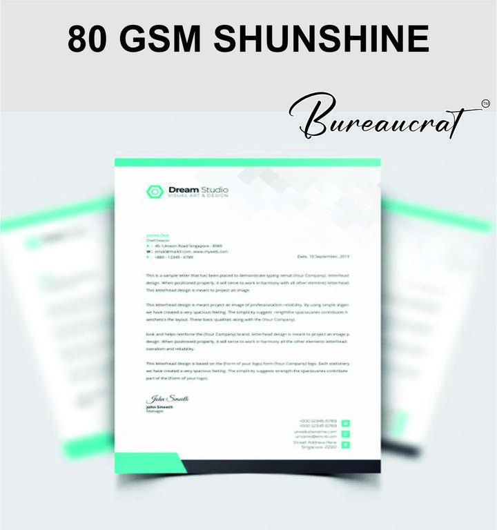 Picture of Sunshine Paper – 80 GSM – Single Side