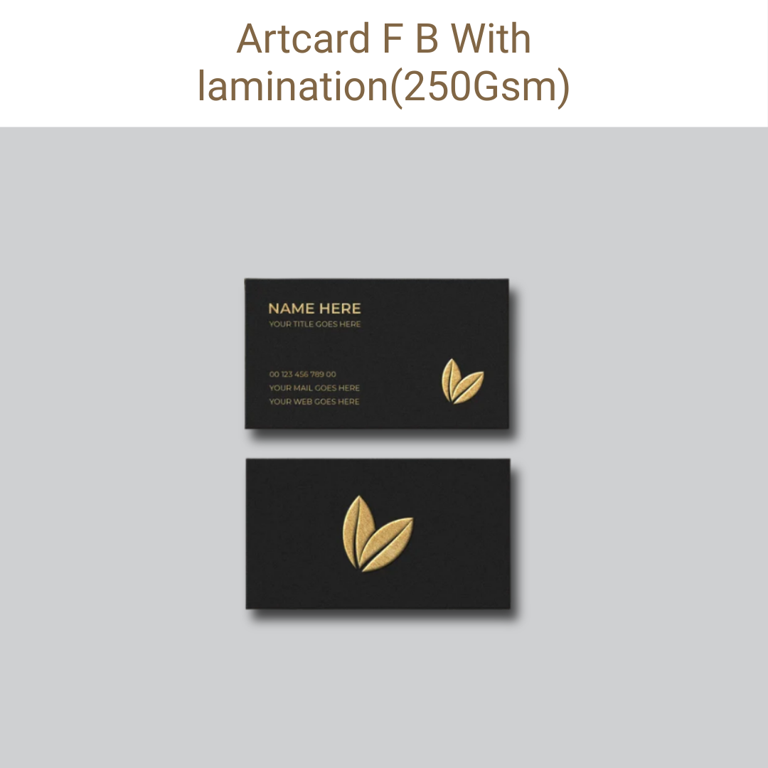 Picture of Art Card – 250 GSM – A4 – Front & Back – Lamination – Qty 500
