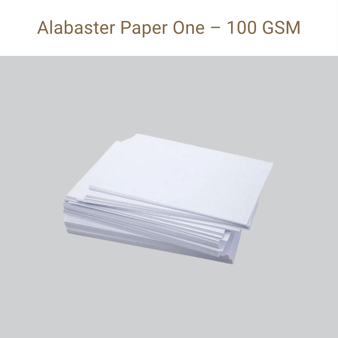 Picture of Alabaster Paper – 100 GSM – Single Side – Qty 5000